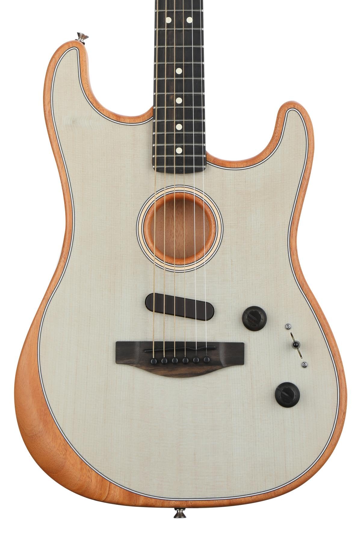 Amazon.com: Fender American Acoustasonic Stratocaster Acoustic