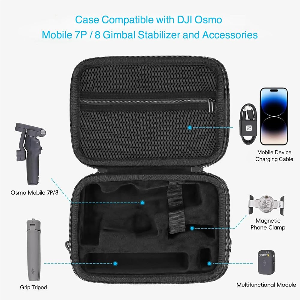 Amazon.com : co2CREA Osmo Mobile 8/7P/7 Gimbal Stabilizer Hard