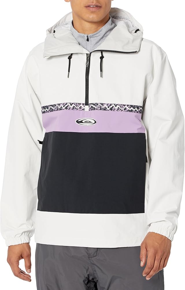 Amazon.com: Quiksilver Steeze Jacket Nimbus Cloud LG : Clothing