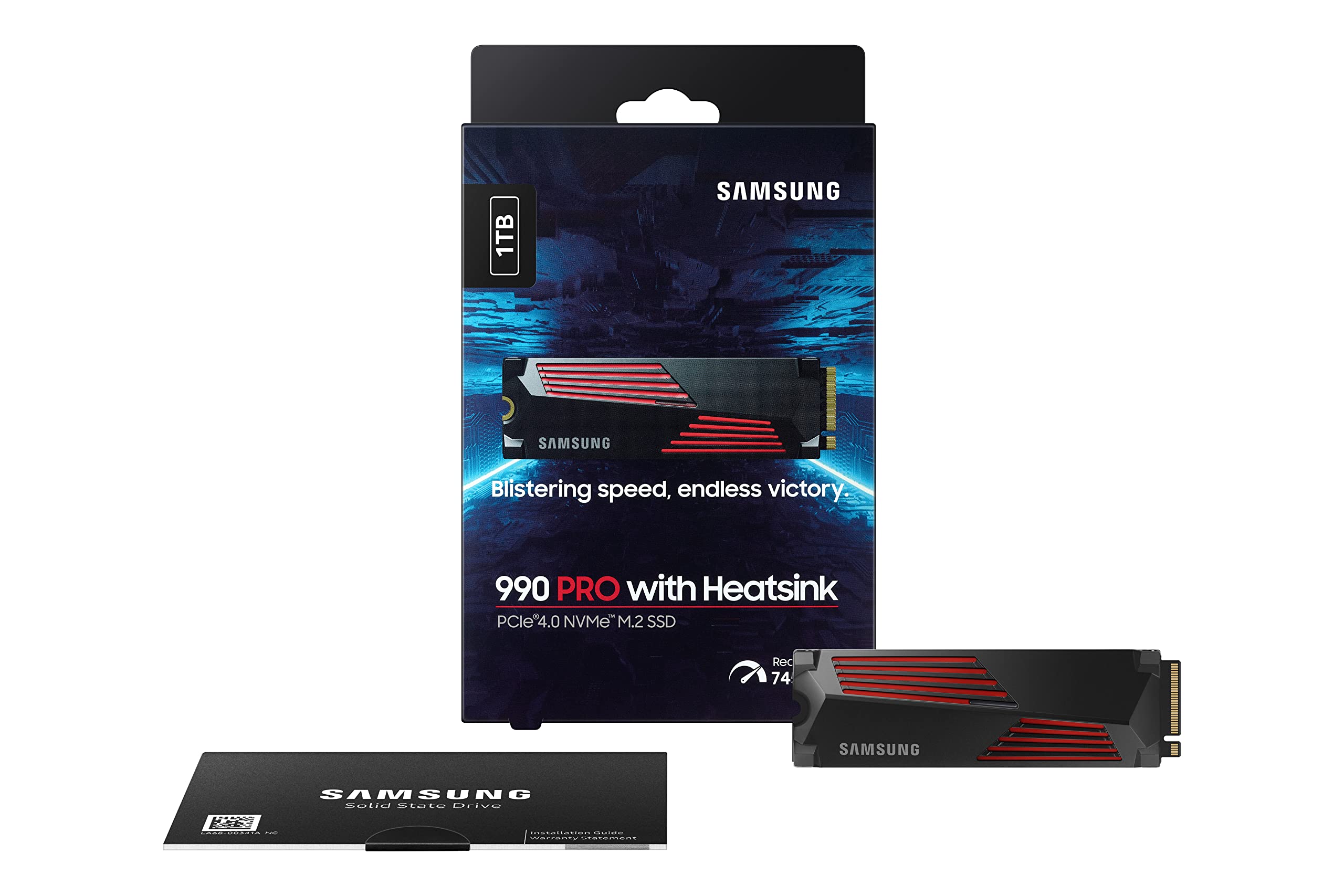 SAMSUNG 990 PRO w/Heatsink SSD 1TB PCIeGen4 NVMe M.2Internal