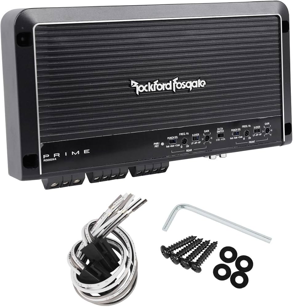 Amazon.co.jp: Rockford Fosgate Prime R300X4 R300-4 300W RMS 4