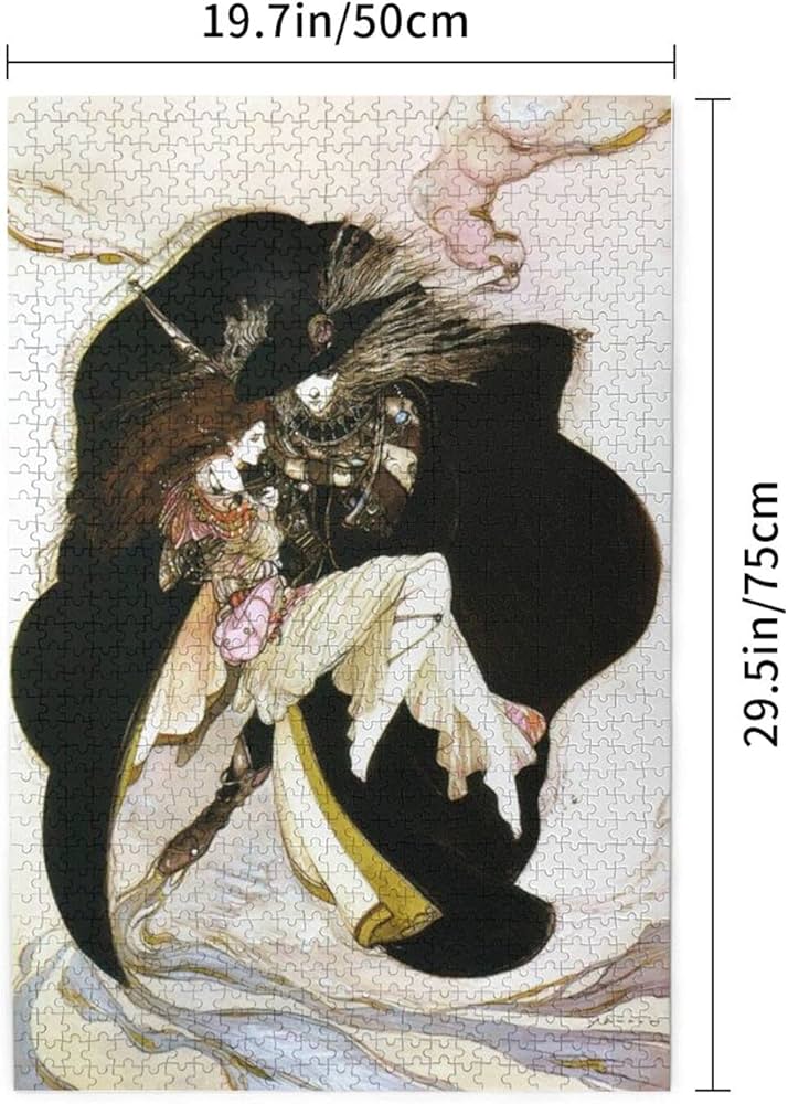 Amazon | 天野喜孝図 1000ピ 木製パズルジグソー、大人と子供への最高