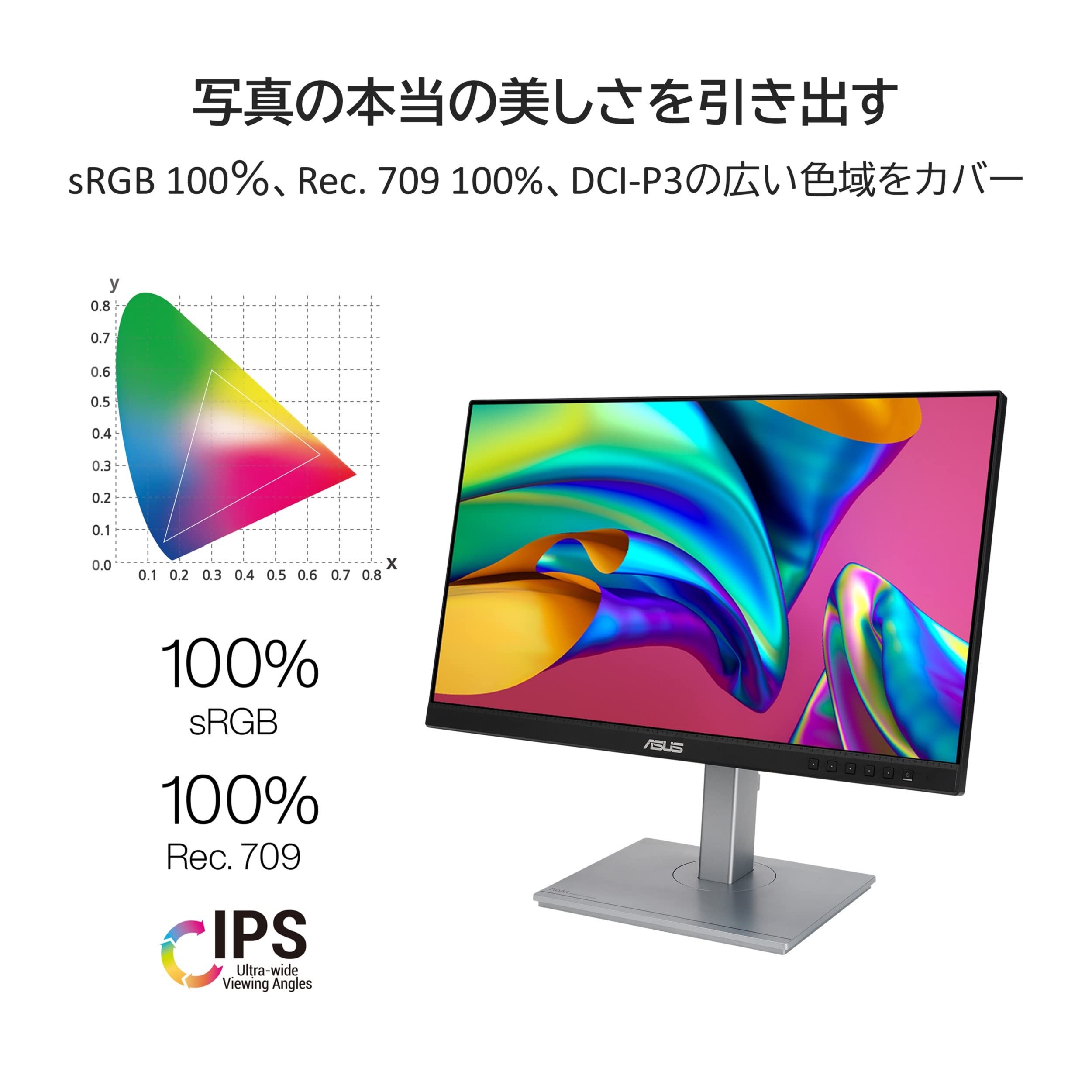Amazon.co.jp: ASUS モニター ProArt PA247CV 23.8インチ/3年間無輝点