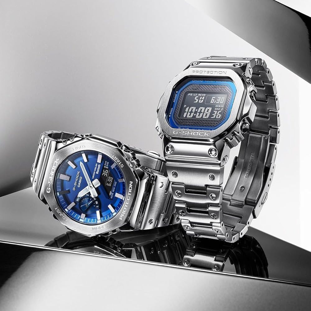 Amazon.com: Casio G-Shock Full Metal 2100 Series Blue Dial