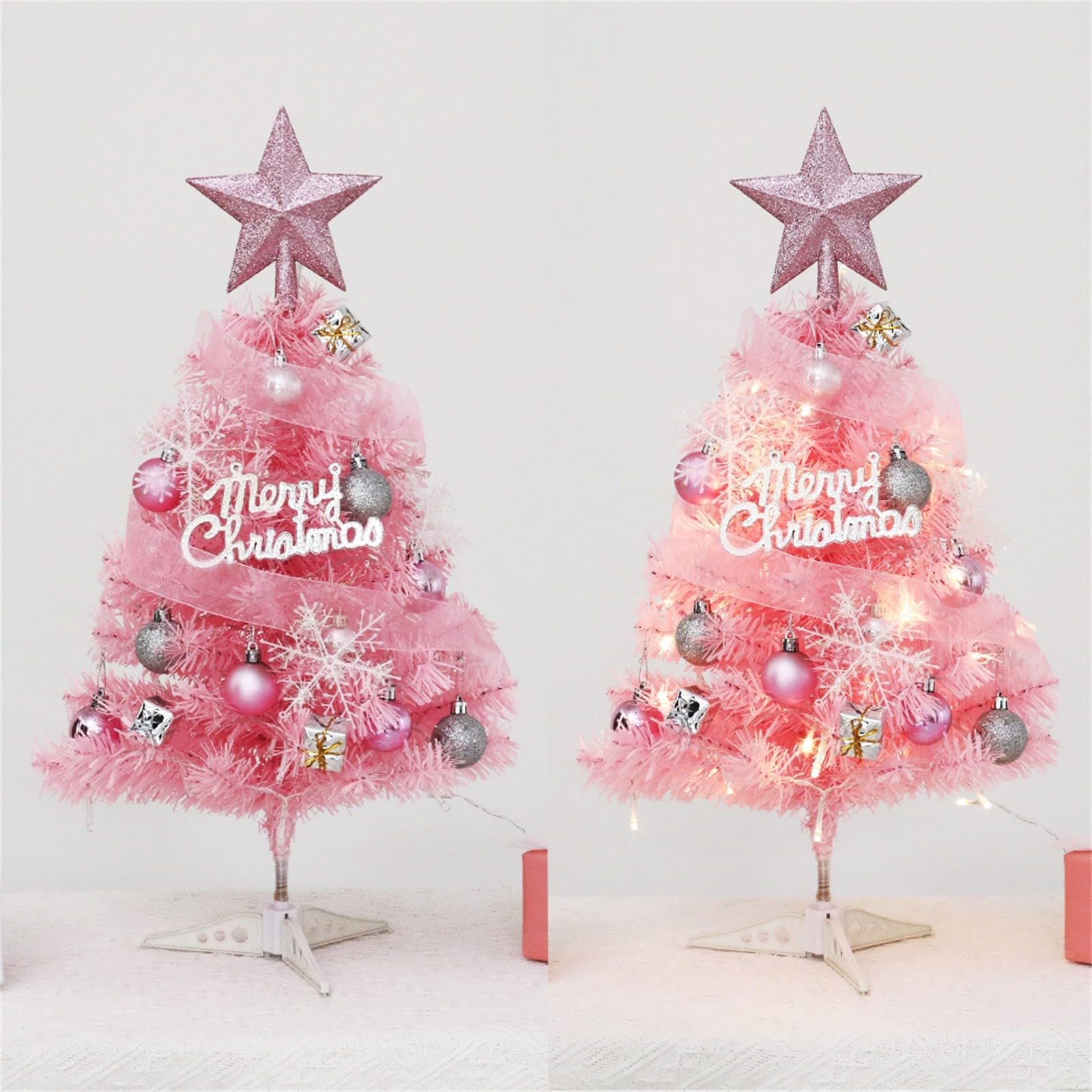 ♢No.18☆クリスマス飾り*☆サンタうさぎちゃんと可愛いピンクツリー