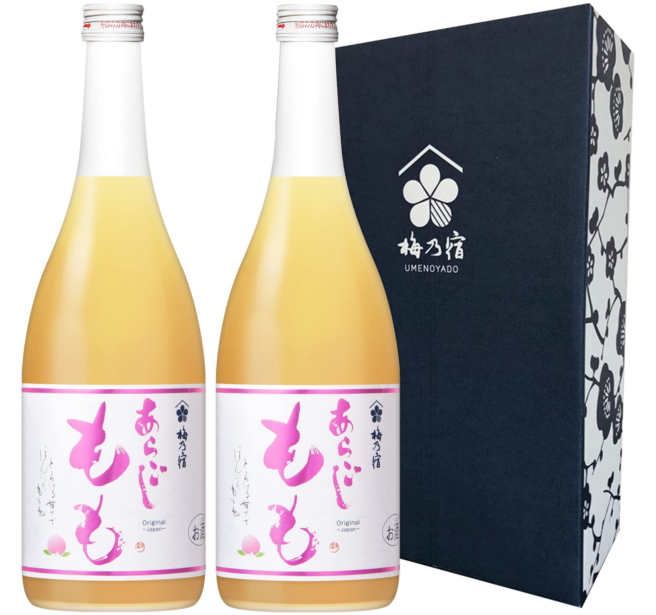 Amazon.co.jp: 【創業130年の味】梅乃宿 あらごしもも 720ml×2本