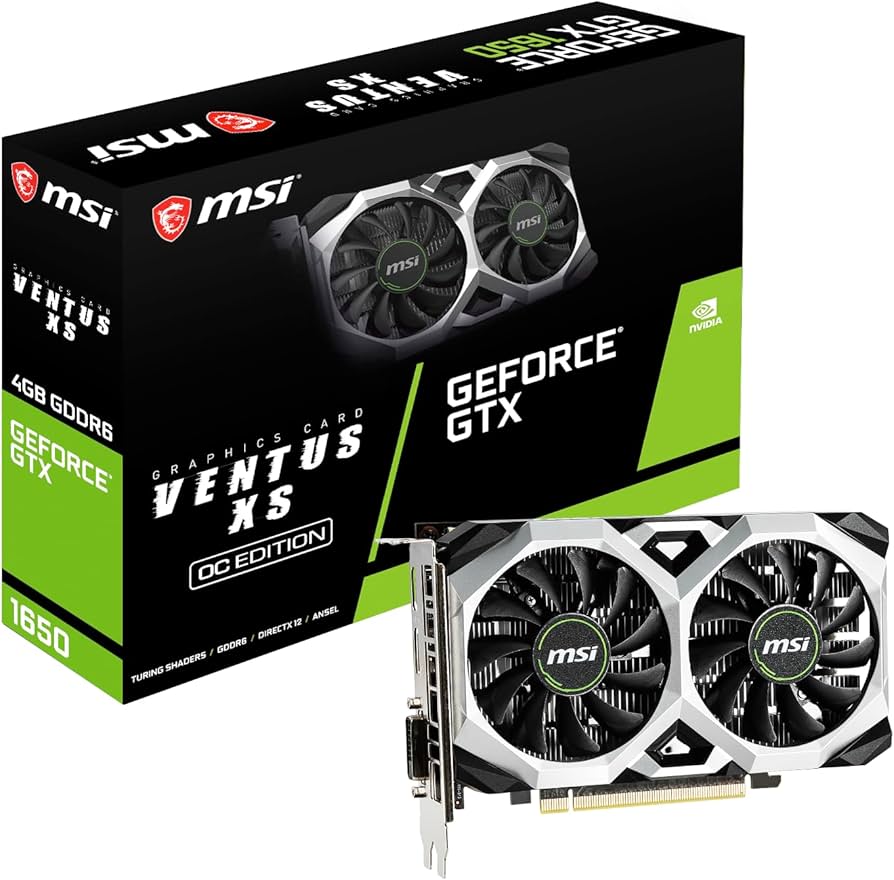 Amazon.com: MSI GeForce GTX 1650 D6 Ventus XS OC Graphics Card