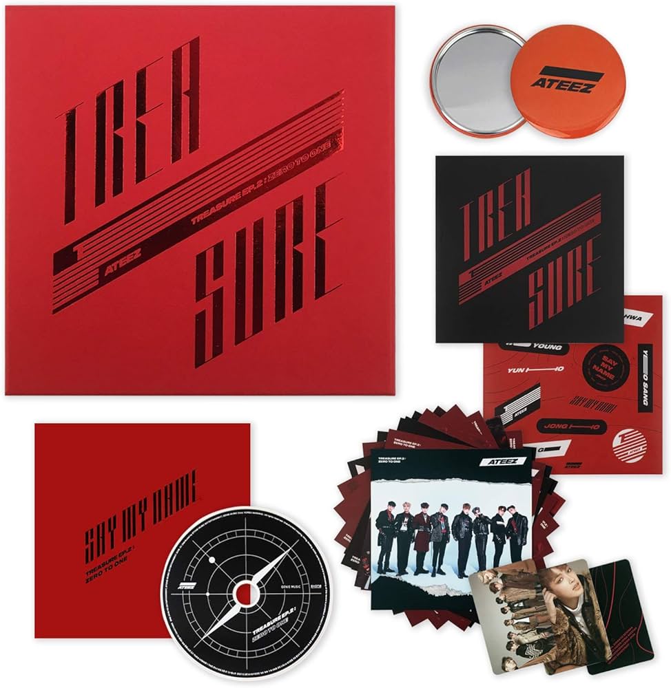 Amazon.com: ATEEZ 2nd Mini Album - Treasure EP.2 : Zero to One CD