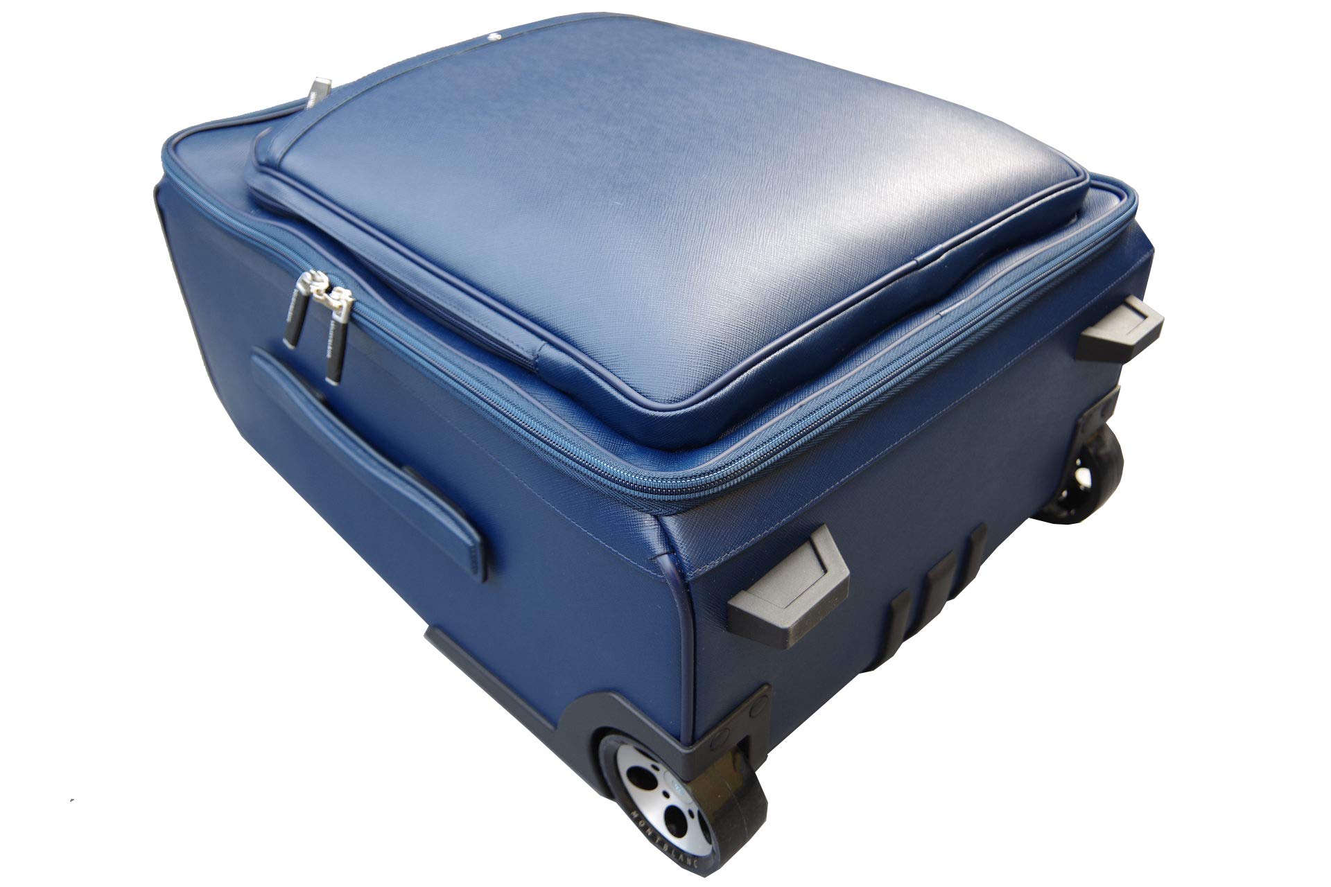 Amazon.co.jp: モンブラン キャリーケース スーツケース 本革 ブルー