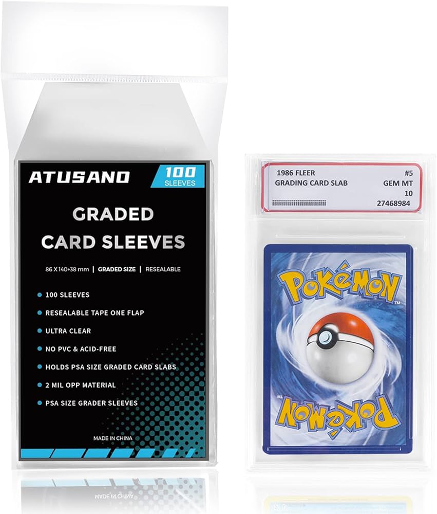 Amazon.co.jp: ATUSANO PSAスリーブ 鑑定専用 100枚 PSAパーフェクト
