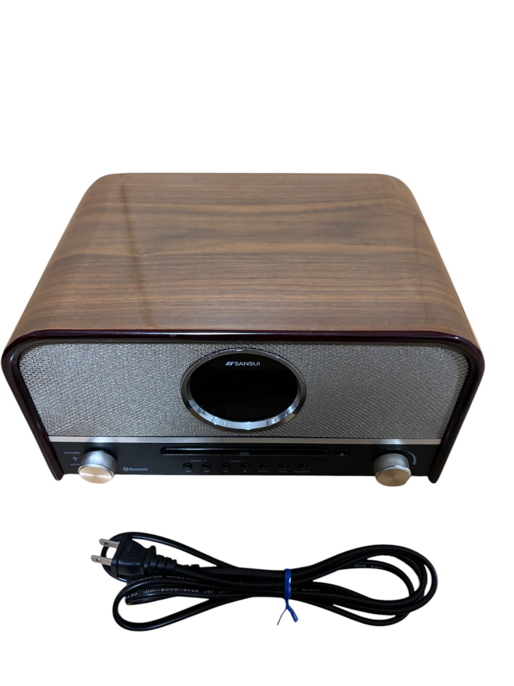 Amazon.co.jp: SANSUI CDプレーヤー Bluetooth対応 SMS-800BT : 家電