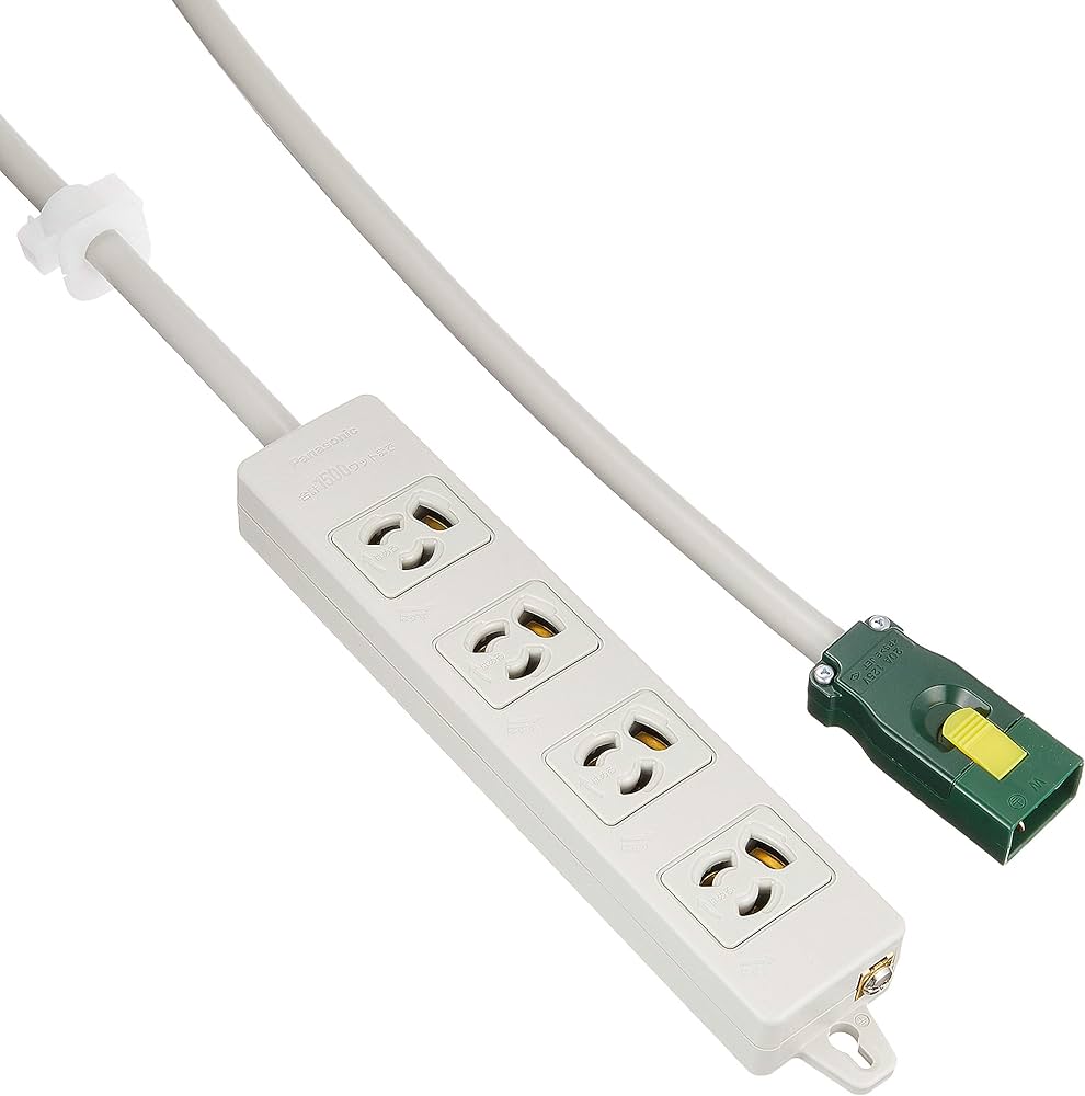 Amazon.co.jp: パナソニック(Panasonic) ハーネス用OAタップ4個口 接地