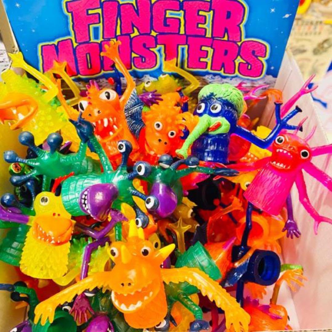 Amazon.co.jp: No.9615 モンスター フィンガーパペット 指人形 8個
