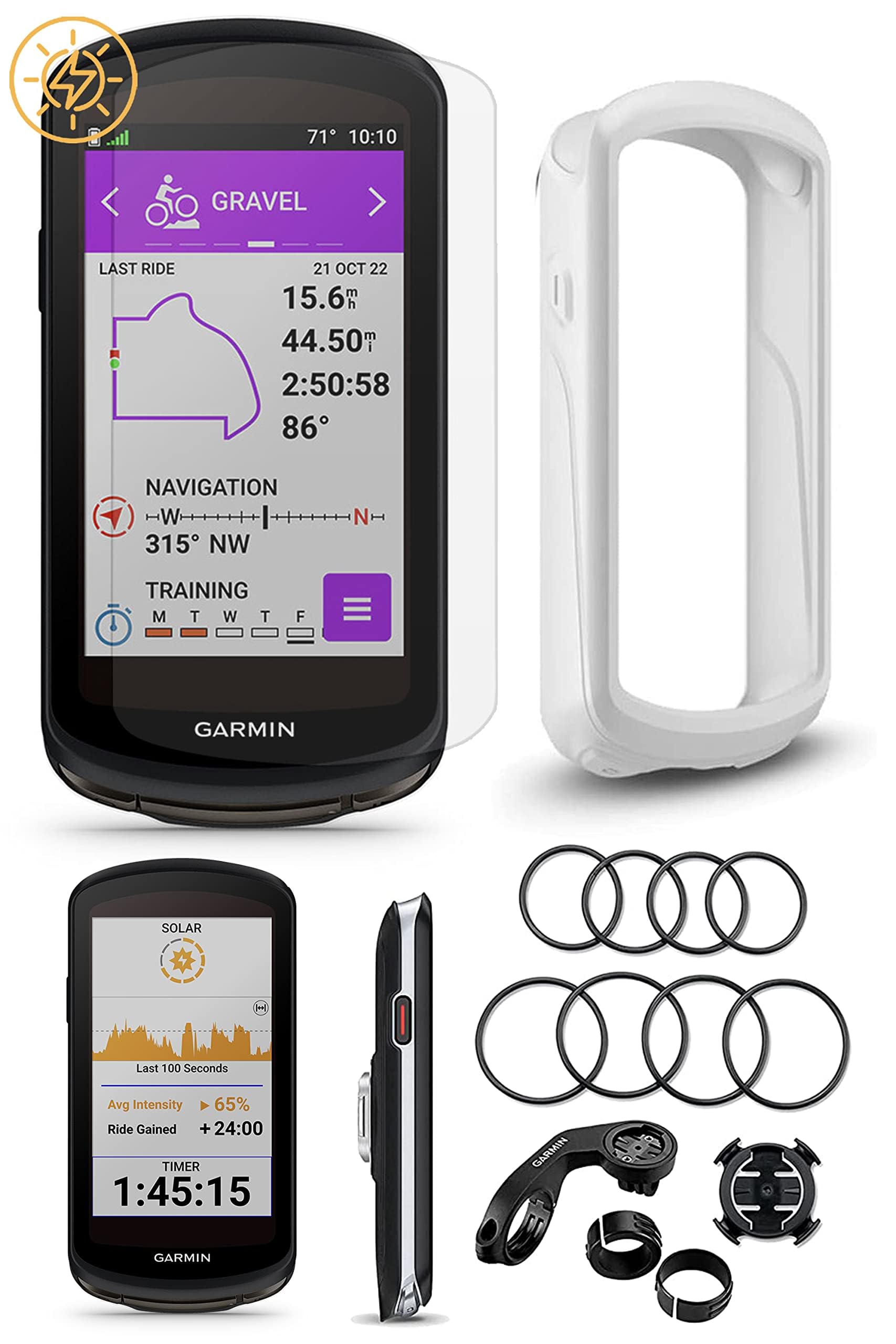 Amazon.co.jp: Garmin Edge 1040 (ソーラー) GPSバイクコンピューター