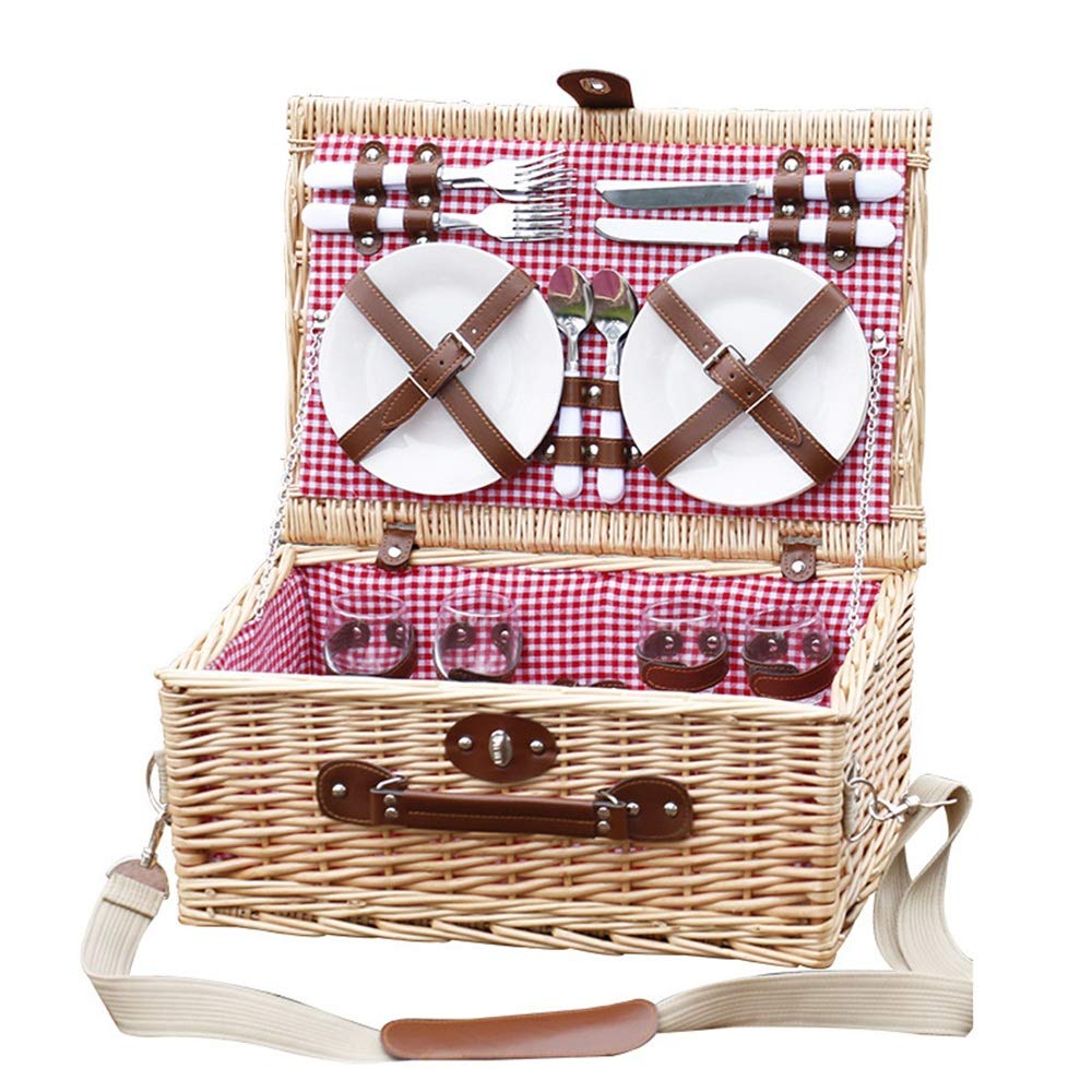 Amazon｜ピクニックバスケット 4人用ピクニックバスケットピクニック