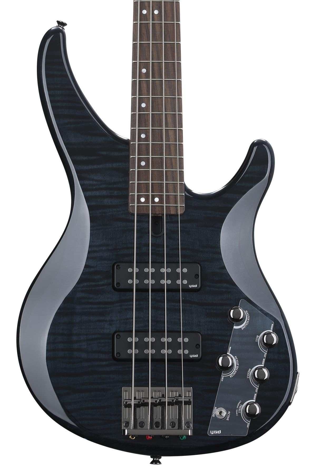 Amazon.com: Yamaha TRBX604 4-String Flamed Maple Bass Guitar