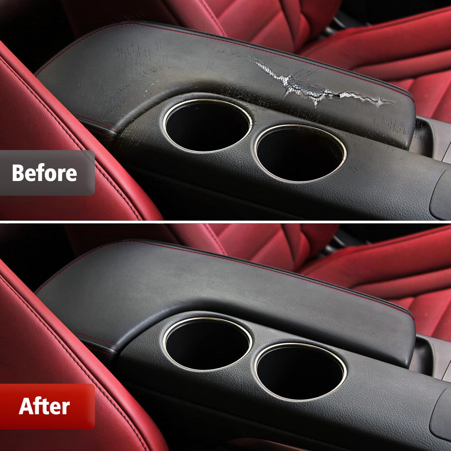 Amazon.co.jp: KBH センターコンソールアームレストカバー 交換用