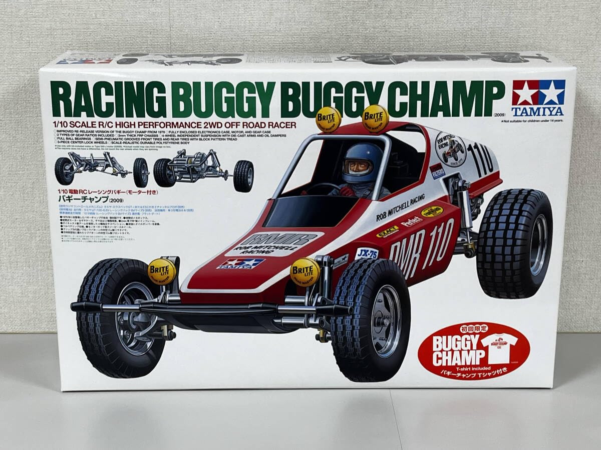 Amazon.co.jp: TAMIYA バギーチャンプ 再販限定Tシャツ付き レーシング