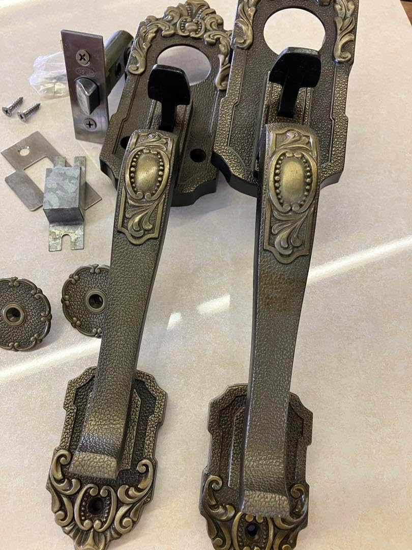 イタリア空錠 ブロンズ色 🏑 DIY 真鍮 アンティーク レトロ ヴィンテージ