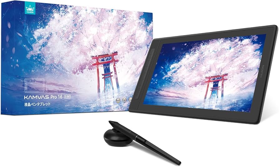 Amazon | 【日本限定】 HUION 液タブ 液晶ペンタブレット Kamvas Pro16
