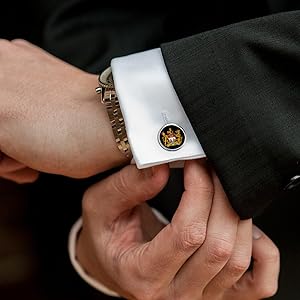 Amazon.com : Coat of Arms of Hong Kong Cufflinks Funny Cuff Links