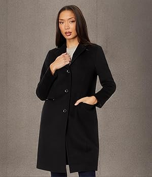 Amazon.com: Lauren Ralph Lauren SB Wool Faux with Leather Trim