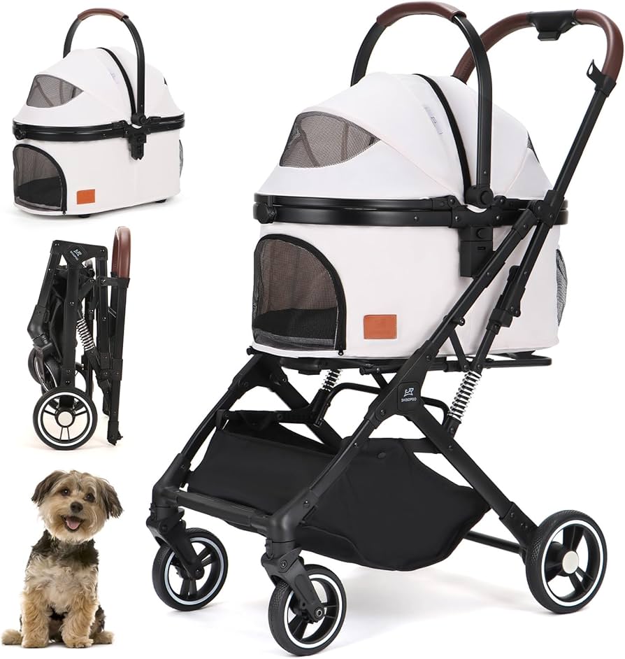 Amazon.co.jp: SKISOPGO ペットカート 分離型 ペットバギー 折りたたみ