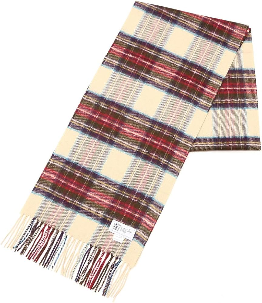 Amazon | [ジョンストンズ] マフラー 小判 180cm×25cm ストール