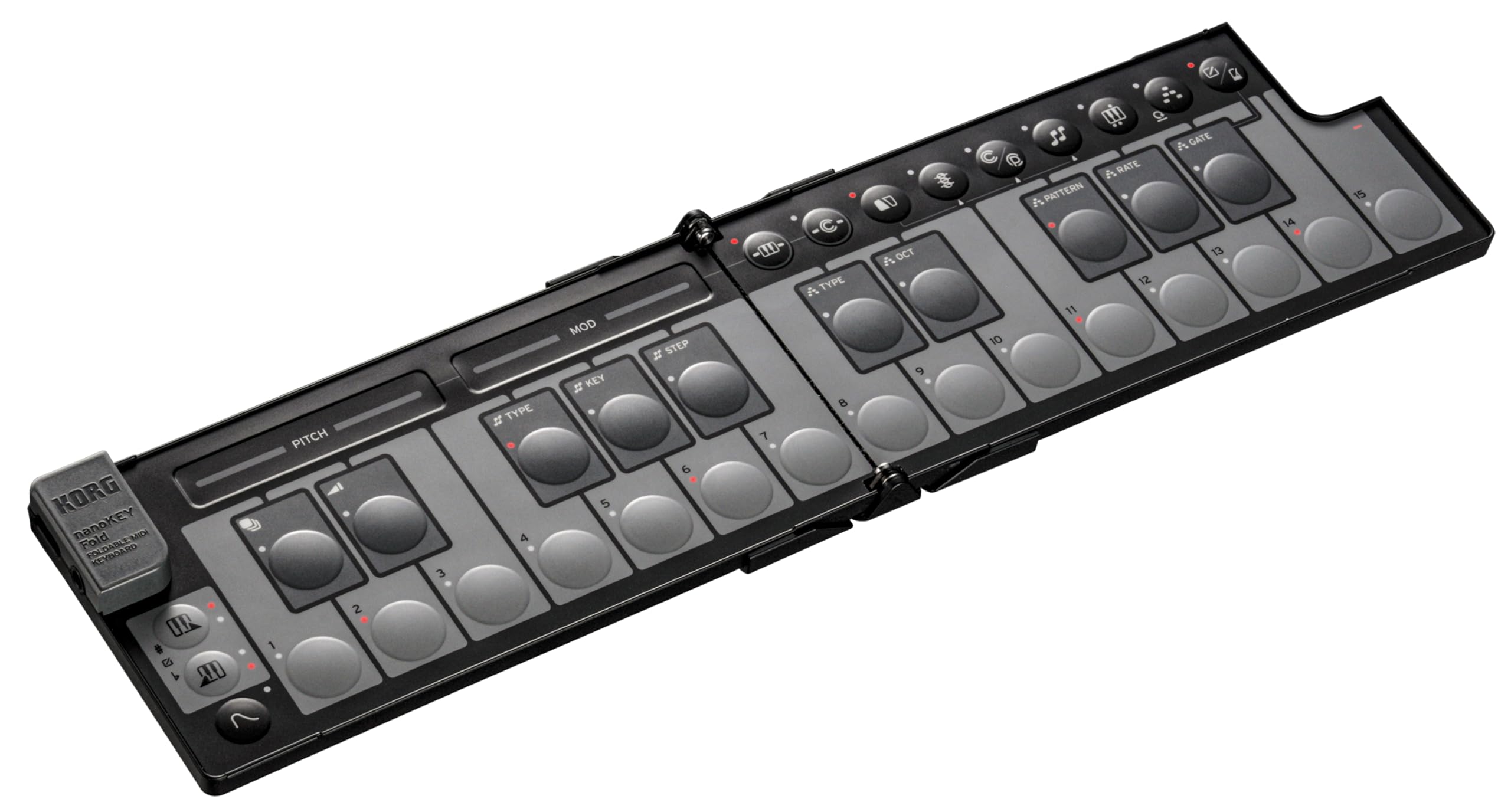 Amazon.com: Korg nanoKEY Fold - 25-Key Foldable MIDI Keyboard
