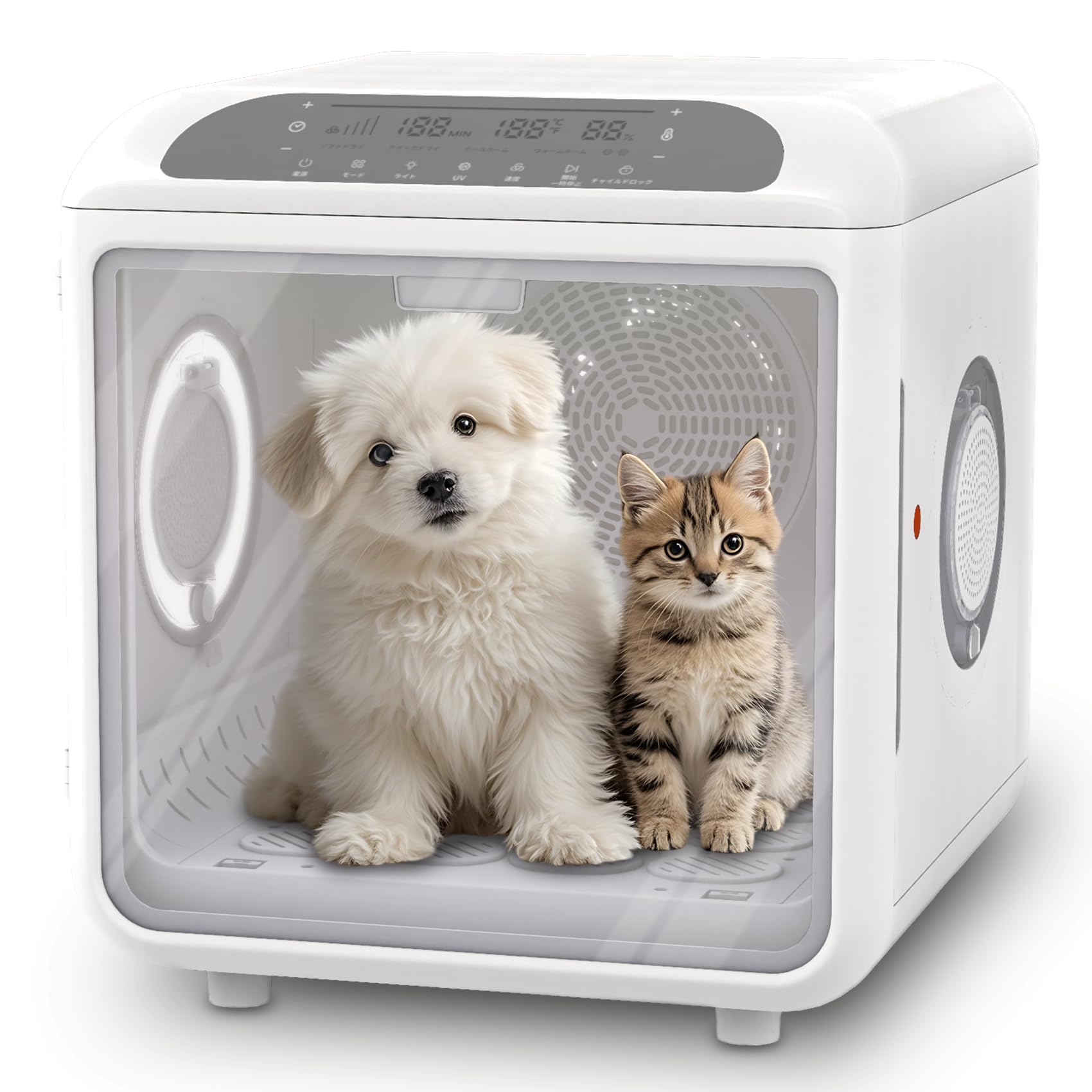Amazon | AIRROBO ペットドライルーム 72L大容量 ペット 犬 猫