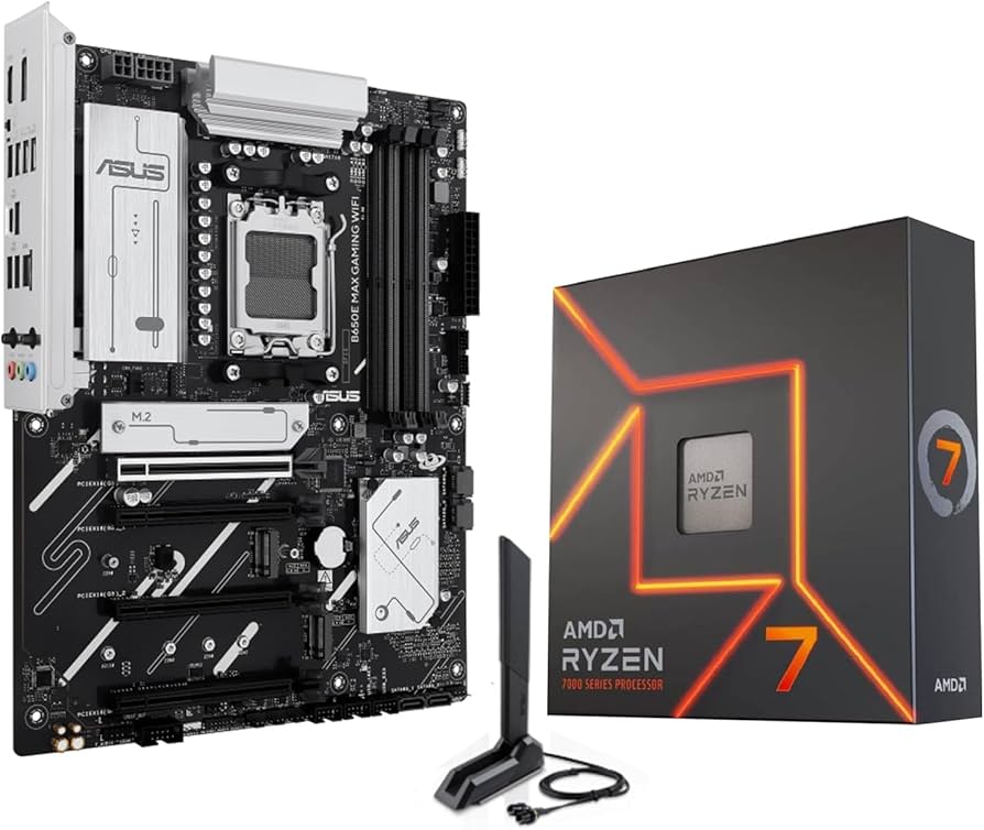 Amazon.com: MICRO CENTER AMD Ryzen 7 7700X CPU Processor Bundle