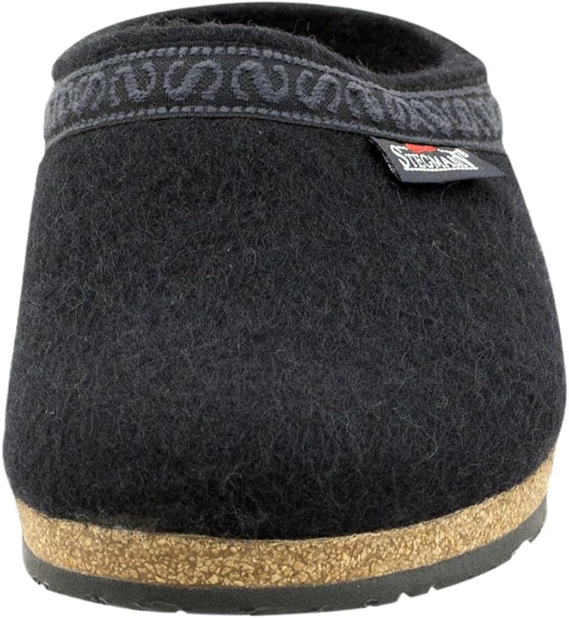 Amazon | Stegmann メンズ ウールフェルトクロッグ コルクソール付き