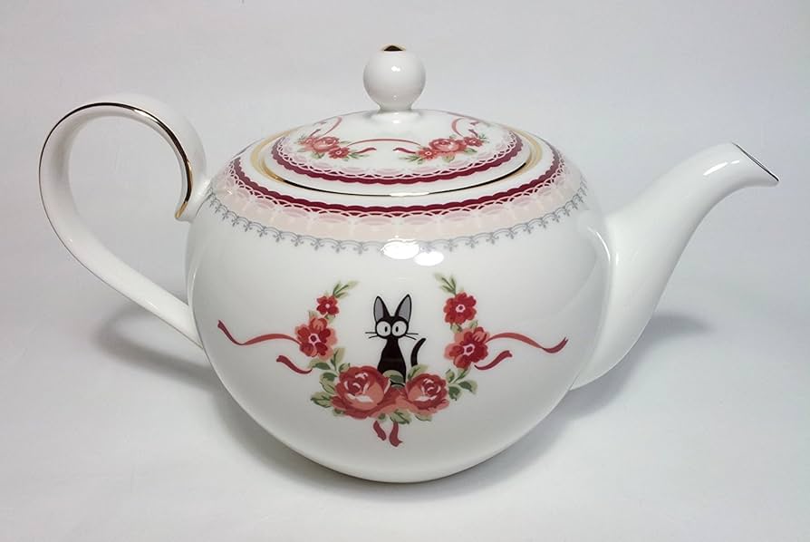 Amazon.com | 'Noritake Kiki's Delivery Service JIJI Teapot Pink