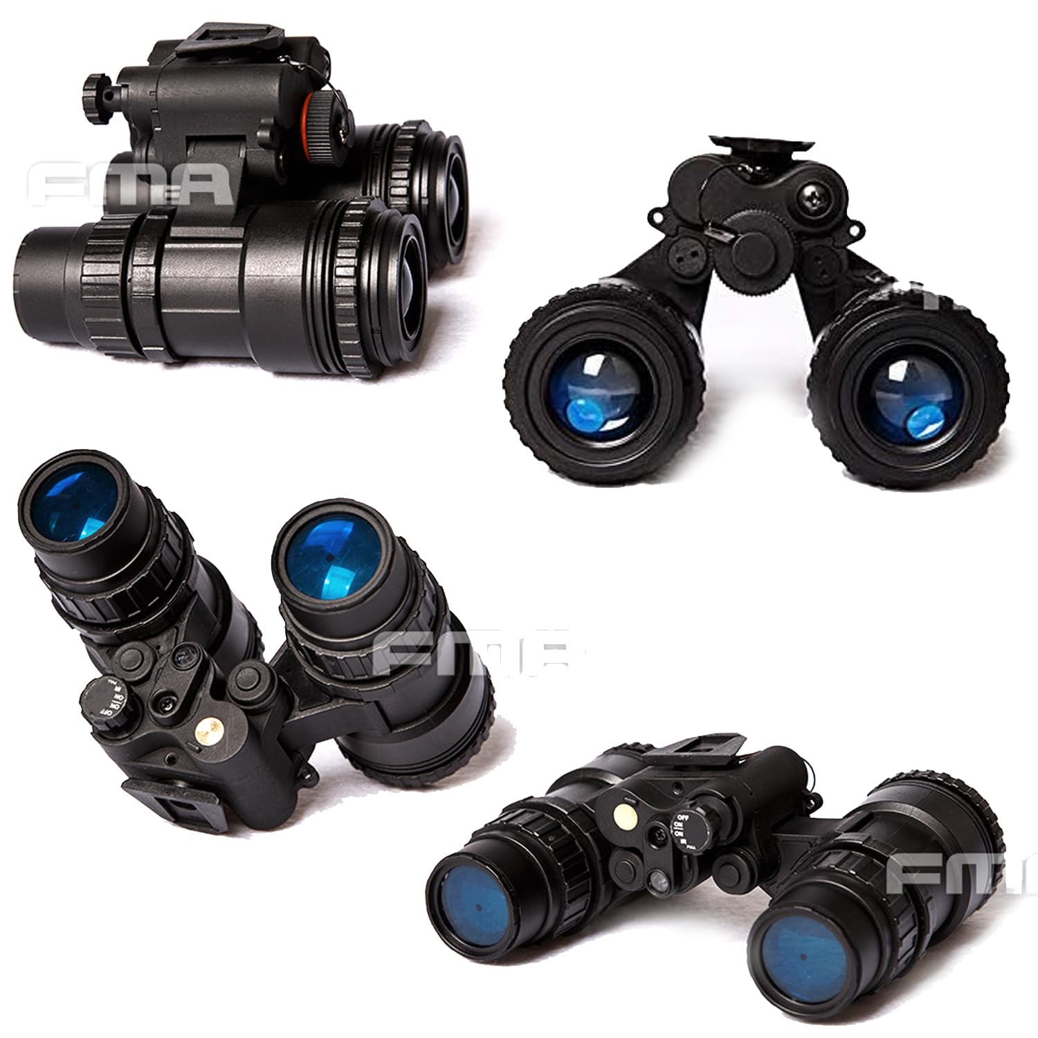 Amazon.co.jp: fma戦術的なan/pvs-15ヘルメット暗視野ゴーグルnvg