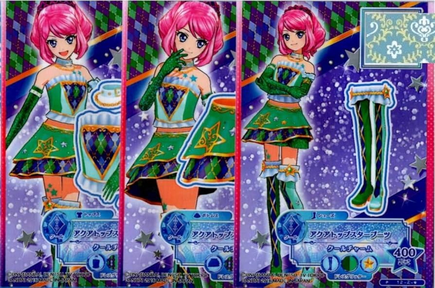Amazon.co.jp: 309アクアトップスターコーデセット アイカツスターズ 2