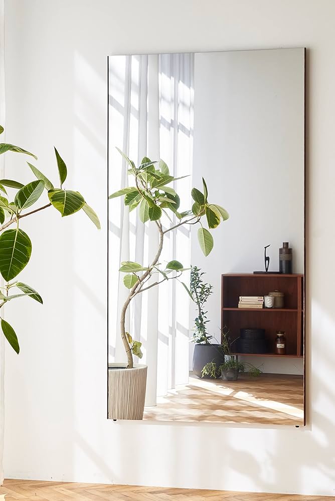 Amazon.co.jp: リフェクス 壁掛け 床置き 割れない軽量ミラー幅80×高さ