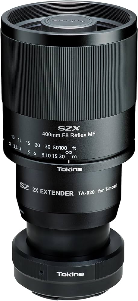 Amazon.co.jp: Tokina 望遠ミラーレンズ SZX 400mm F8 Reflex MF & 2X