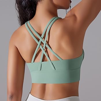 Generic Strappy Sports Bra for Women High Impact Sexy Crisscross