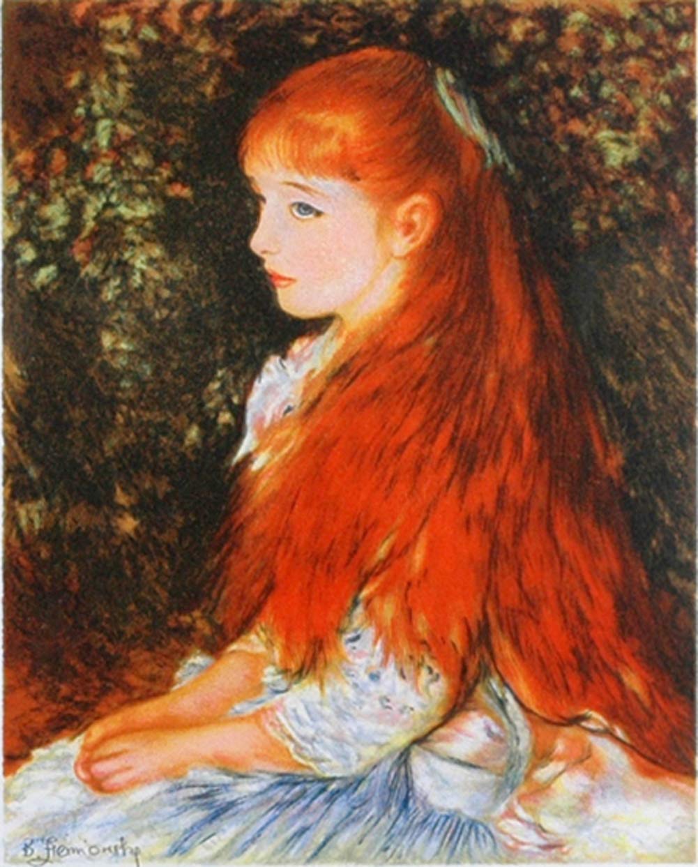 Amazon.co.jp: 絵画 ルノワール『イレーヌ・カーン・ダンヴェール嬢