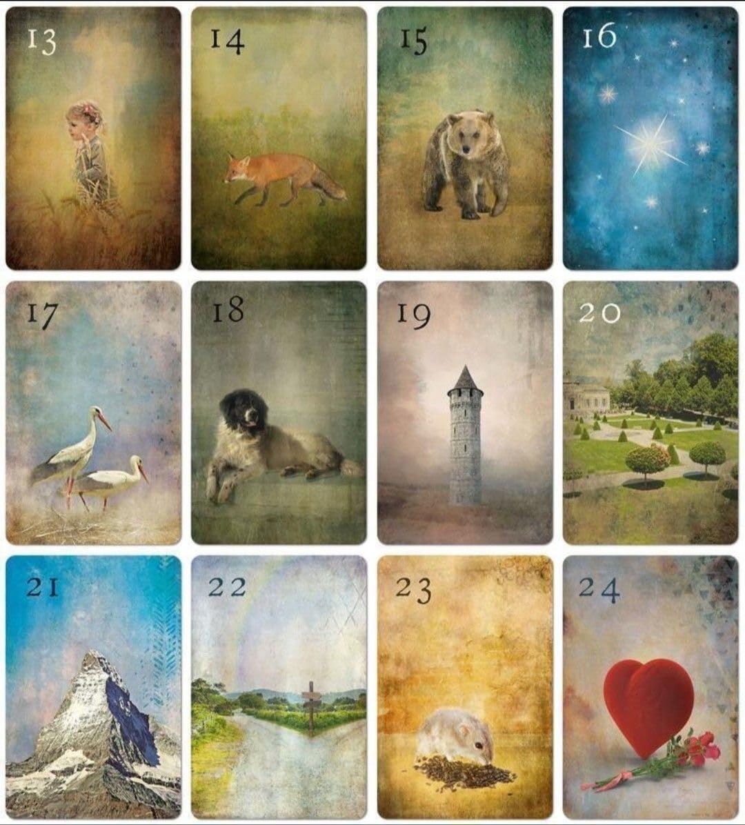 Amazon.co.jp: ムーンナイト ルノルマン カード デッキ 占い タロット