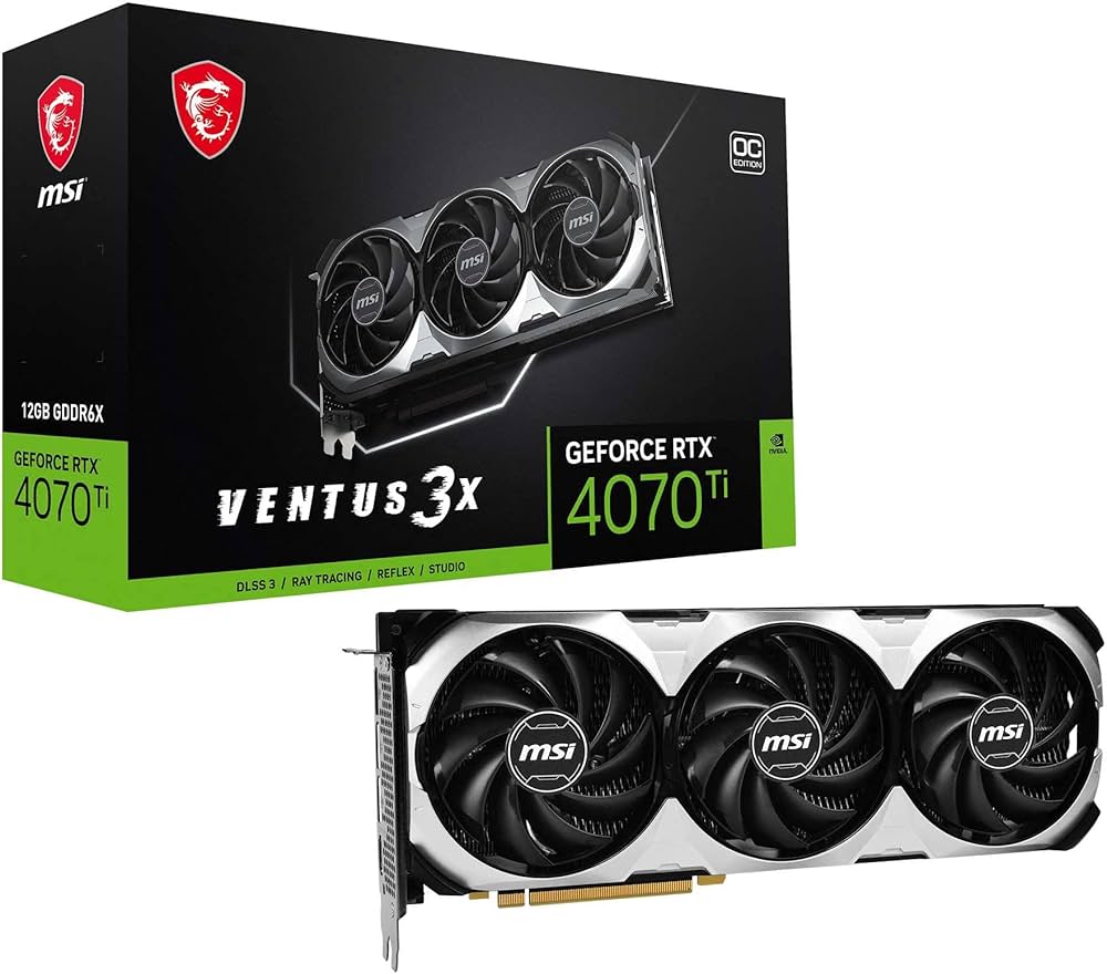Amazon | MSI グラフィックスボード GeForce RTX 4070 Ti VENTUS 3X