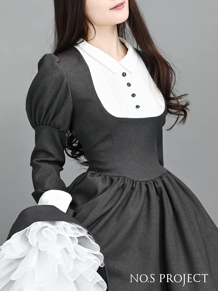 Amazon.co.jp: [NO.S PROJECT] クラシックレトロワンピース (S