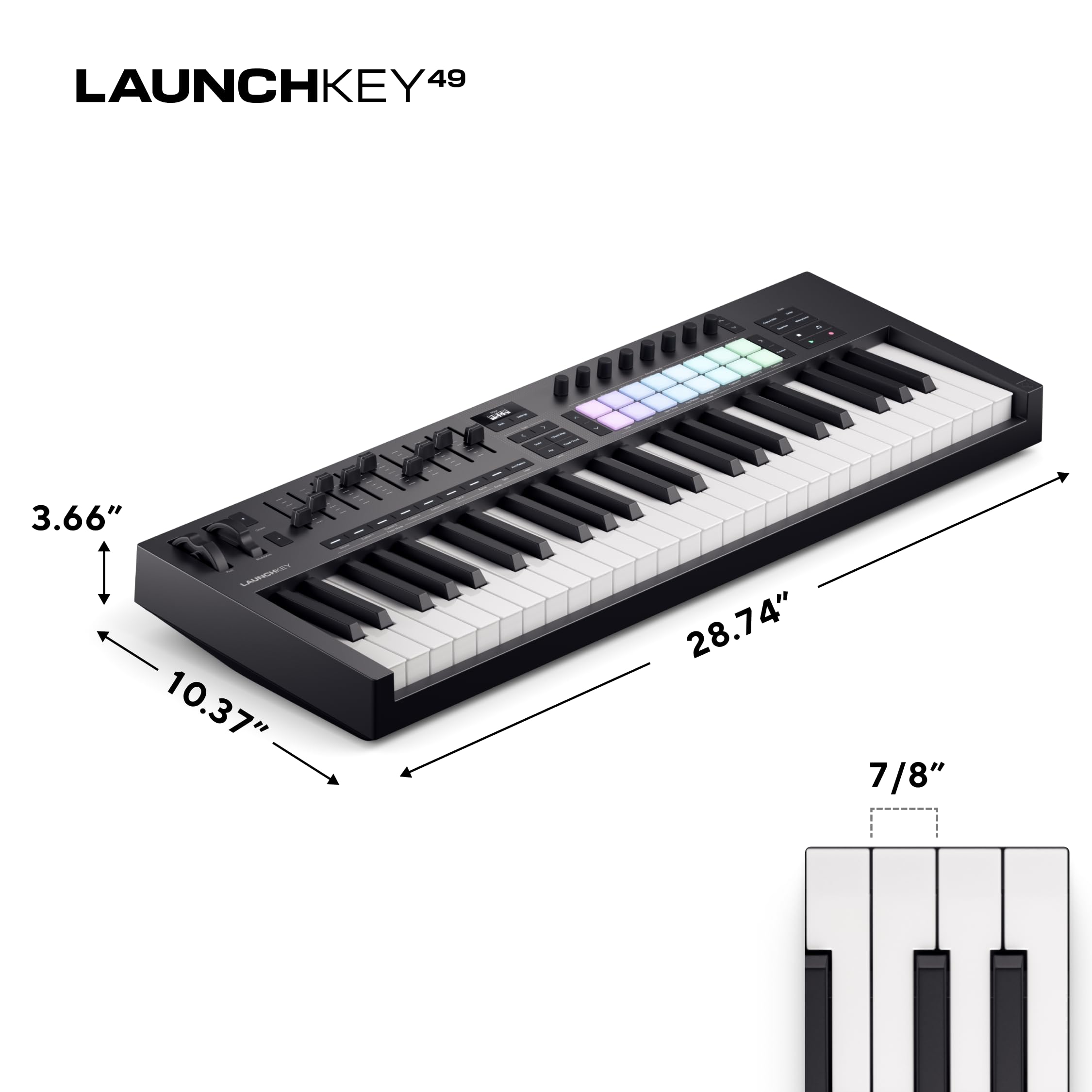 Amazon | Novation/Launchkey 49 Mk4 | MIDIキーボード | MIDI