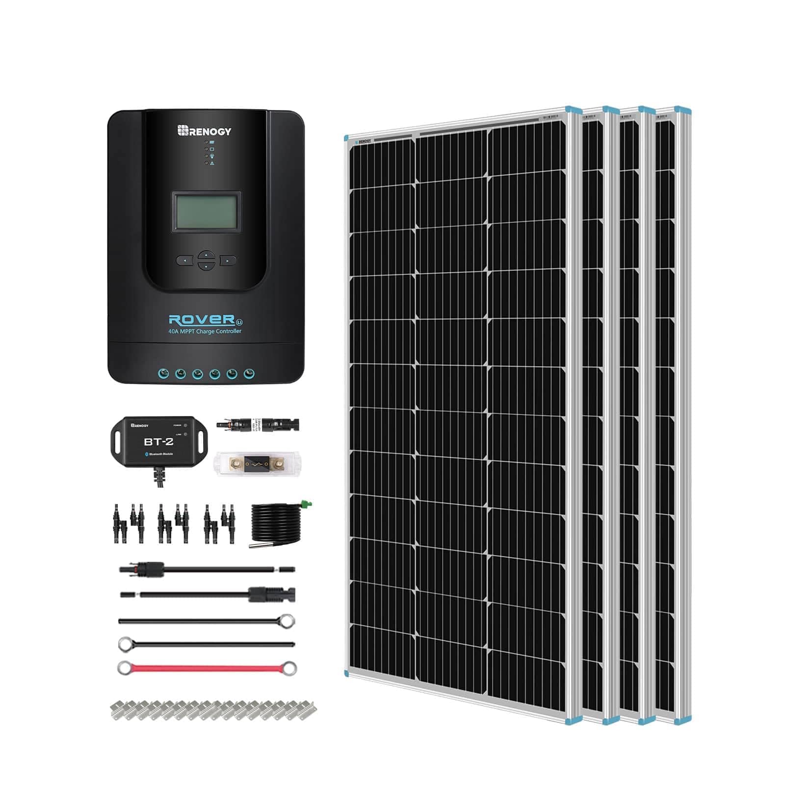 Renogy 400 Watt 12 Volt Off Grid Solar Premium Kit with