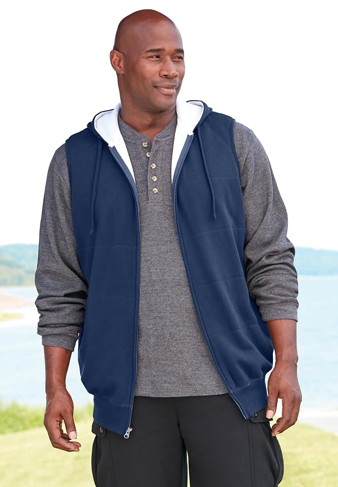 Boulder Creek by KingSize Men's Big & Tall Thermal-Lined Fleece