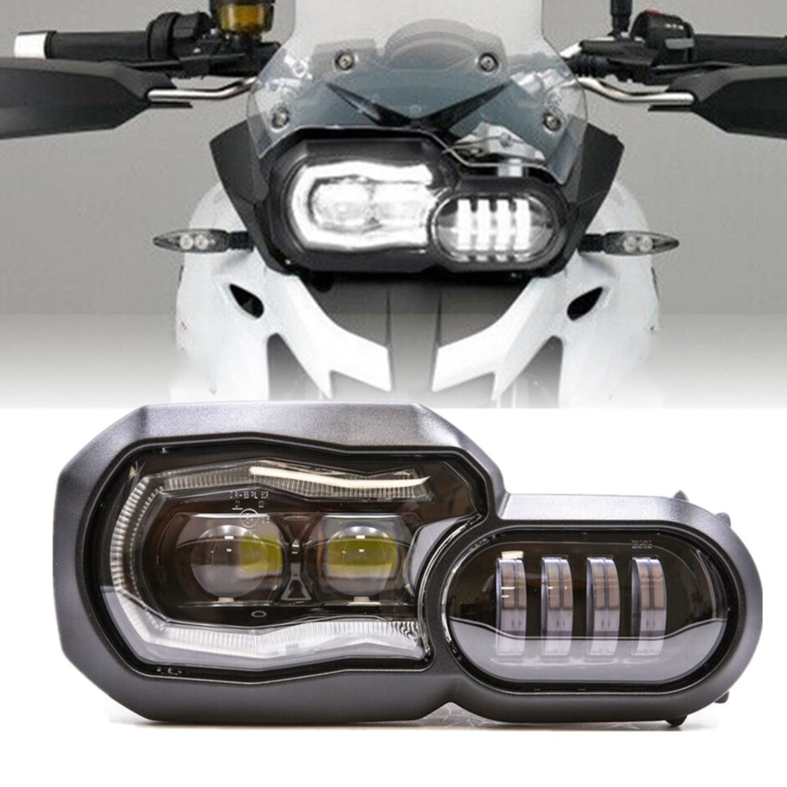 Amazon | オートバイのヘッドライト に適合する B-MW F800GS F800R