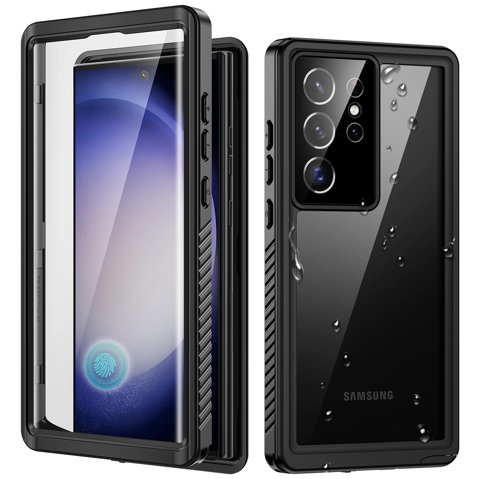 Amazon.co.jp: Lanhiem Samsung Galaxy S23 Ultra 5G 防水ケース 完全