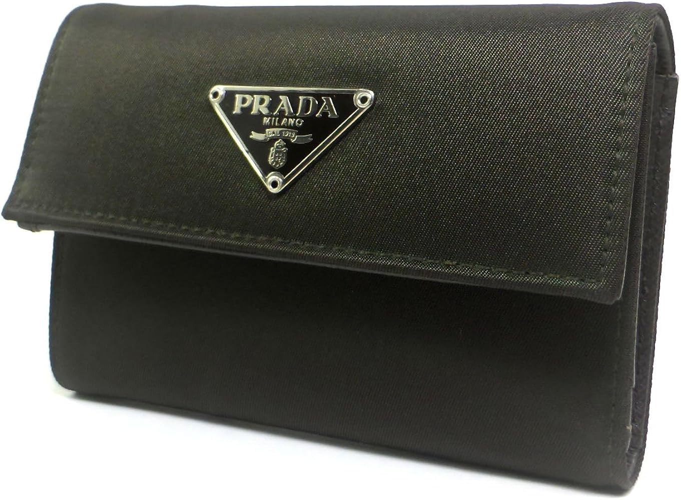 Amazon | [プラダ] 三つ折り財布 テスート ナイロン トライアングル