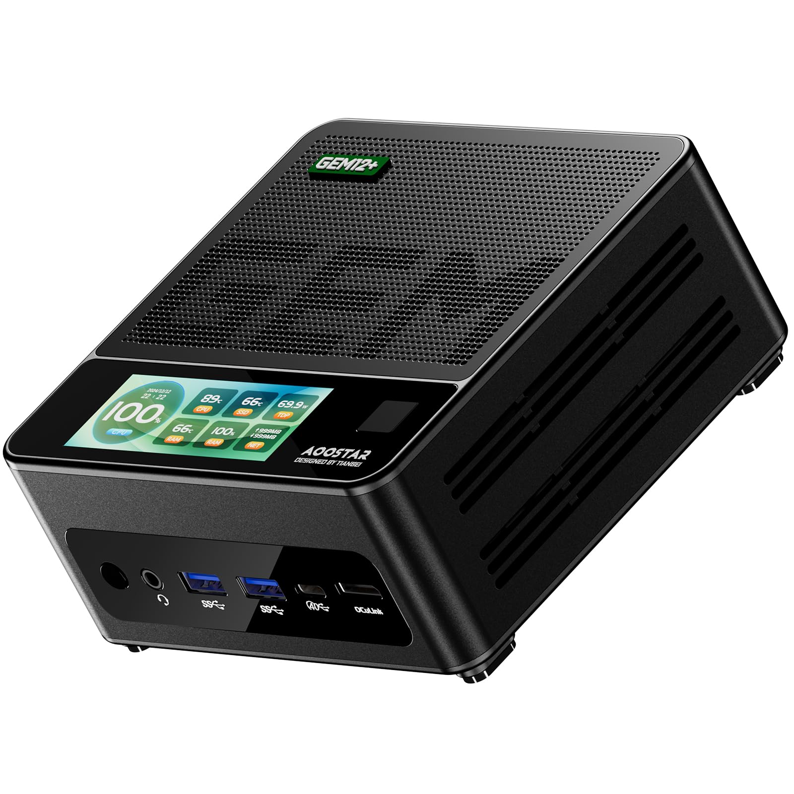 Amazon.com: AOOSTAR GEM12 + PRO AMD R7 PRO 8845HS Mini PC, Without