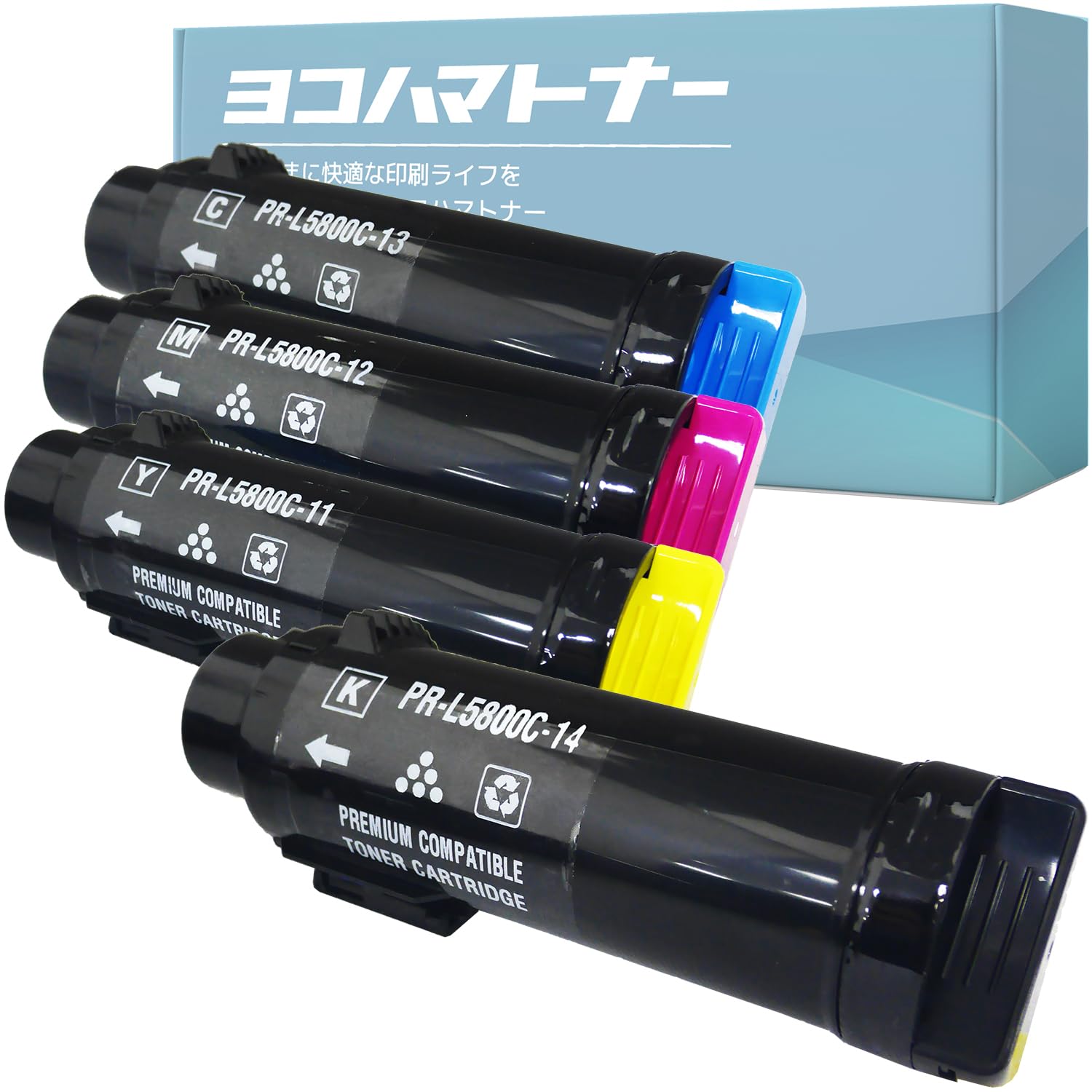 Amazon.co.jp: 【横トナ】NEC用 PR-L5800Cシリーズ PR-L5800C-4PK 4色